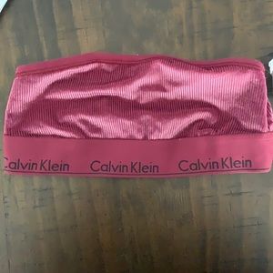 Calvin Klein velvet bralette